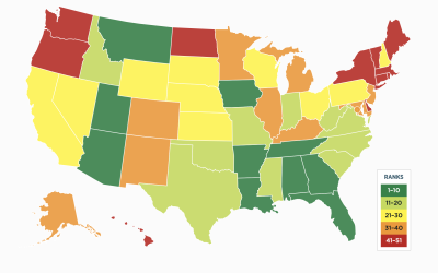 Heritage Foundation: Education Freedom Report Card